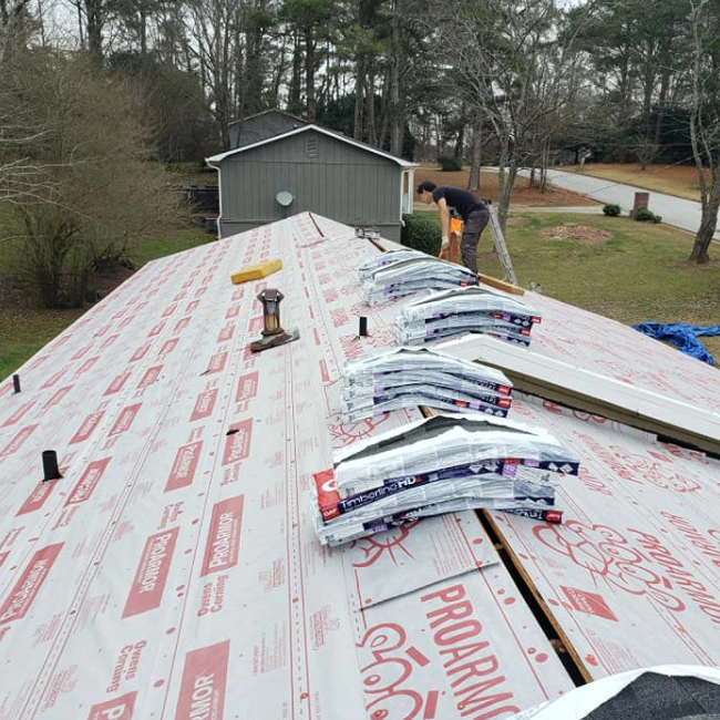 shingle roof replacement lawrenceville ga
